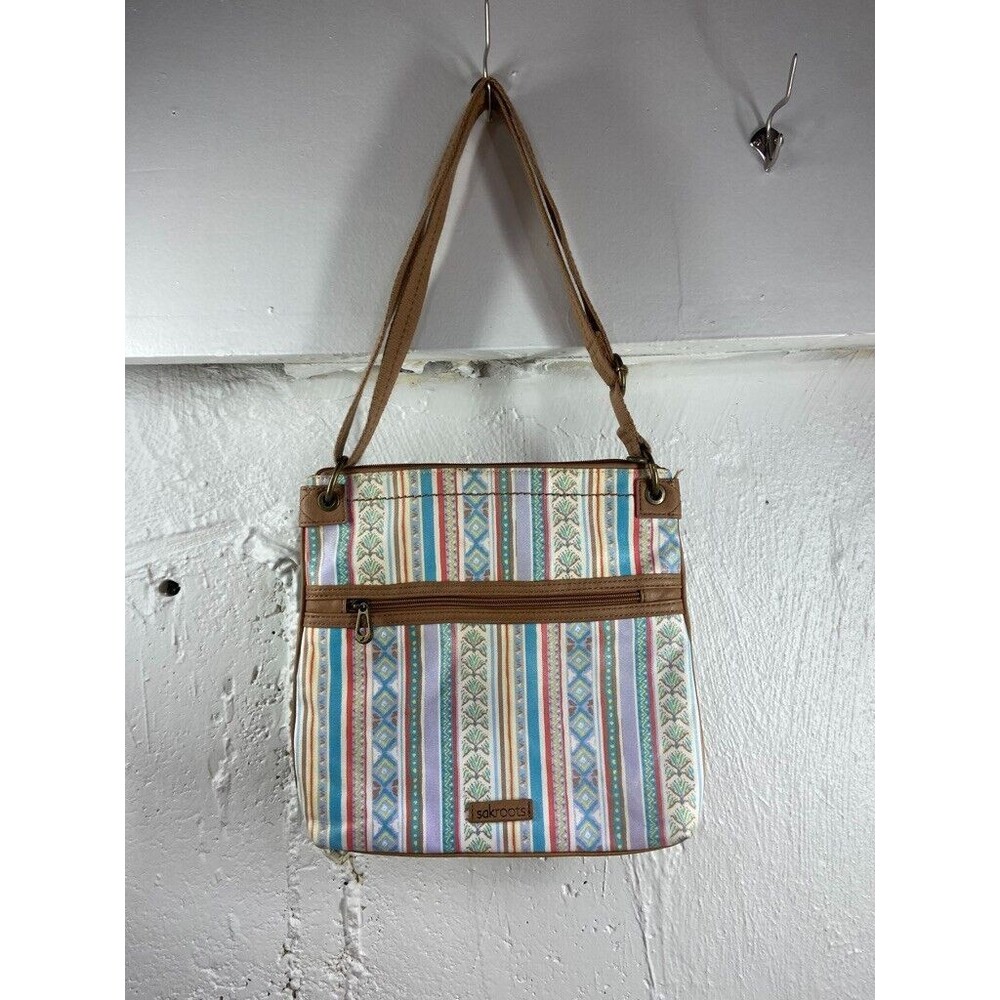 SAkROOTS CROSS BODY BAG 11 X 11 ADJUSTABLE STRAP